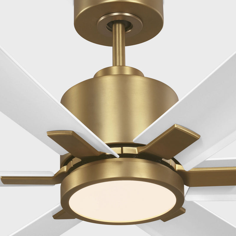 Generation Lighting 6FLSM52BBSD 52" Ceiling Fan, Burnished Brass