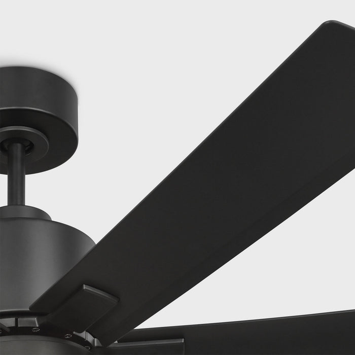 Generation Lighting 6FLSM52MBKD 52" Ceiling Fan, Midnight Black