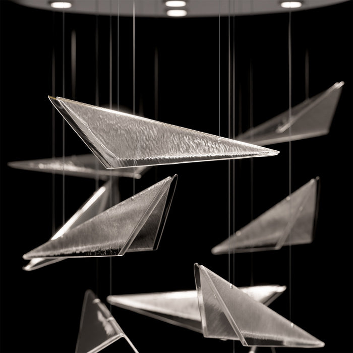 Fine Art 100120-41 LED Pendant, Silver