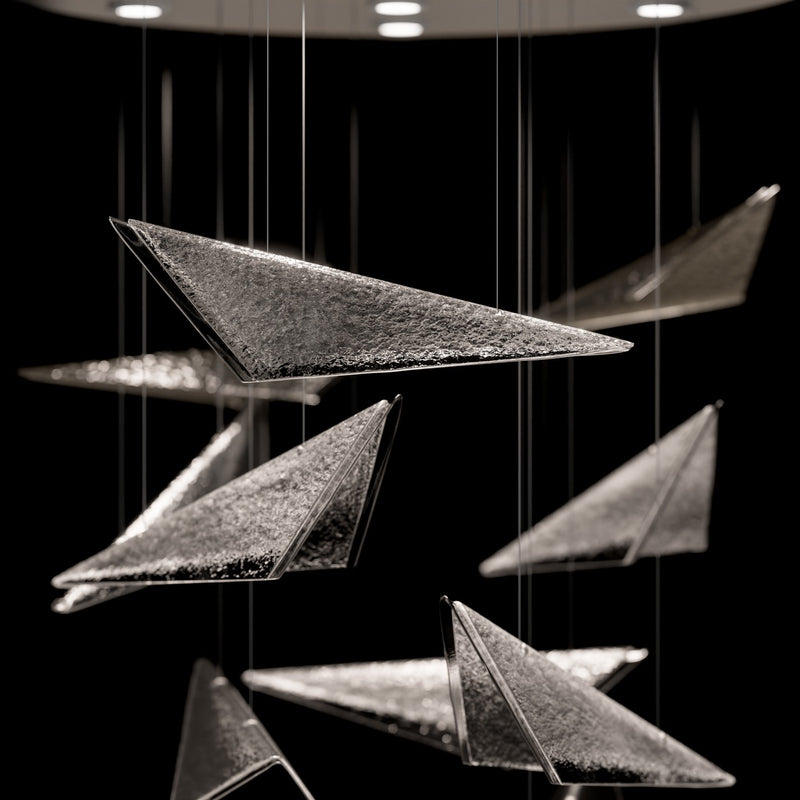 Fine Art 100119-44 LED Pendant, Silver