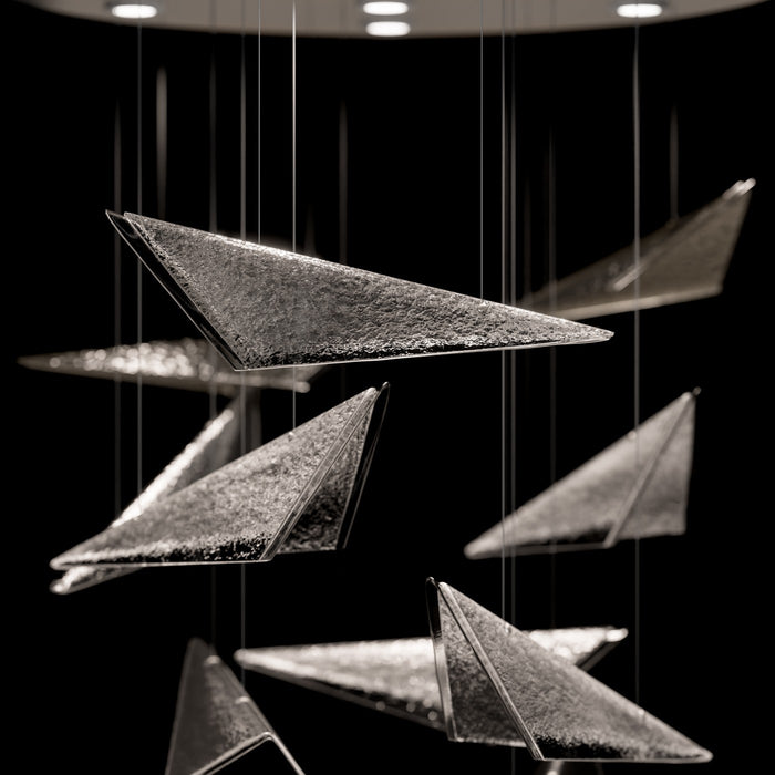 Fine Art 100119-44 LED Pendant, Silver