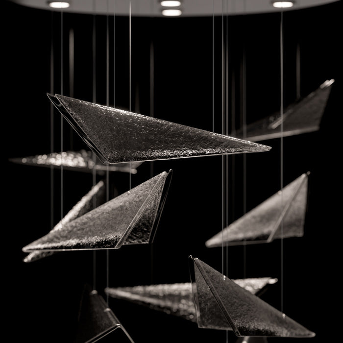 Fine Art 100119-45 LED Pendant, Silver