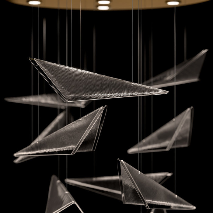 Fine Art 100119-52 LED Pendant, Soft Gold