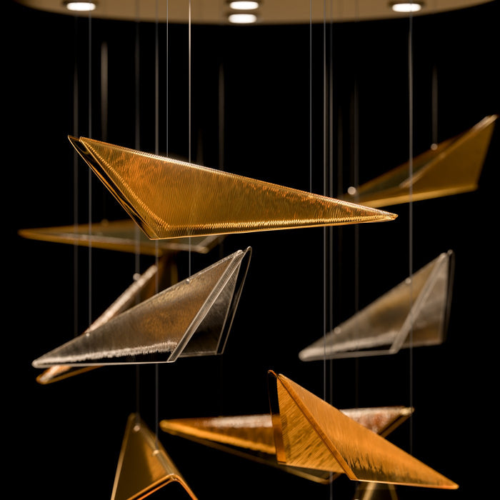 Fine Art 100119-53 LED Pendant, Soft Gold