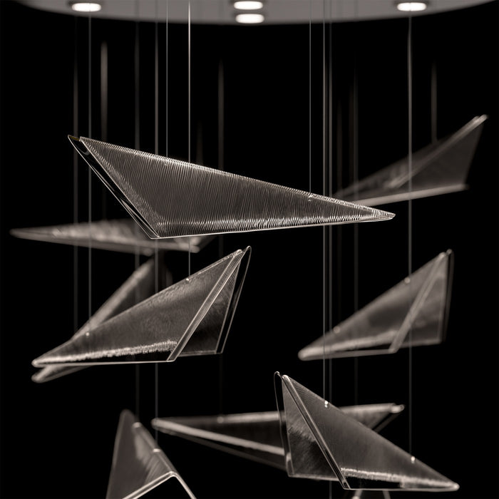 Fine Art 100120-42 LED Pendant, Silver