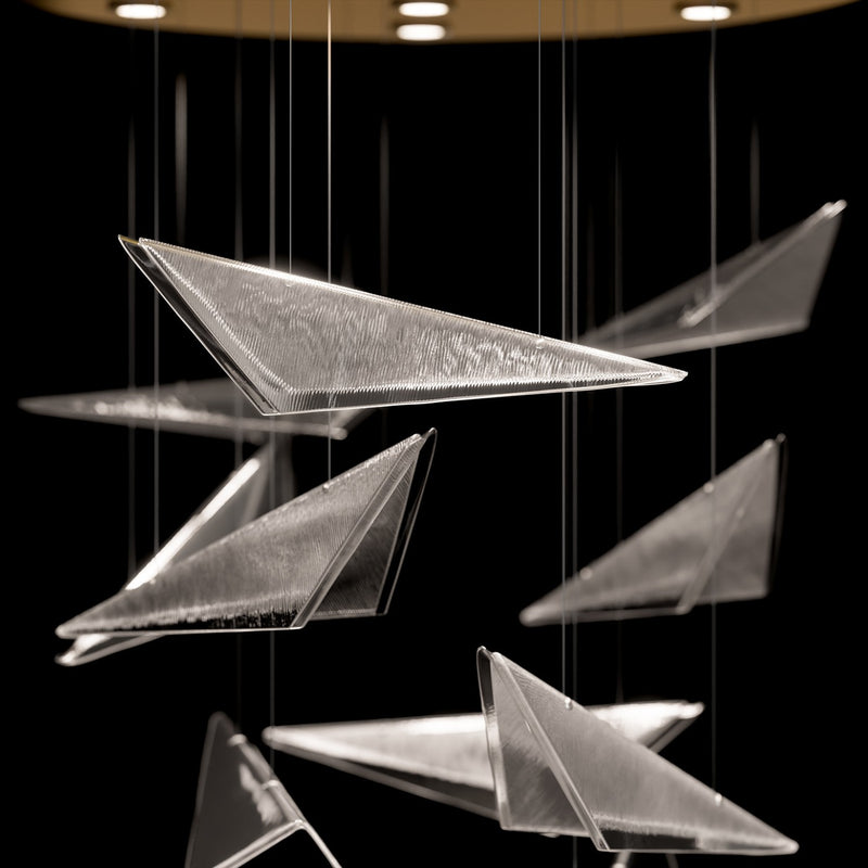 Fine Art 100120-51 LED Pendant, Soft Gold