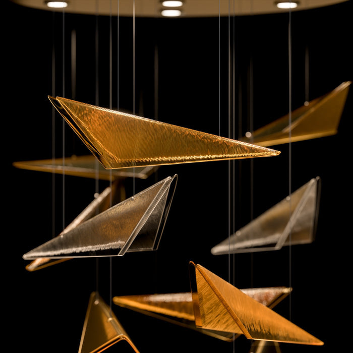 Fine Art 100120-53 LED Pendant, Soft Gold