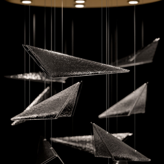 Fine Art 100120-55 LED Pendant, Soft Gold