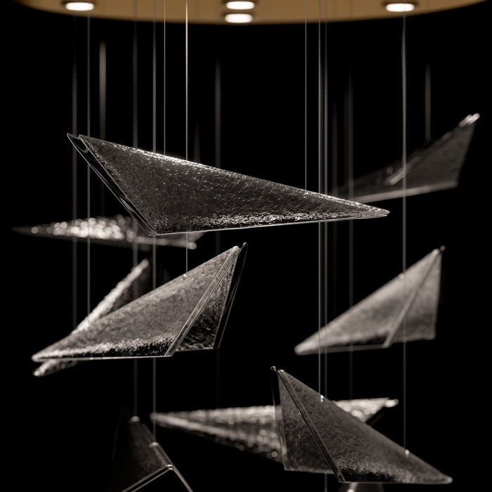 Fine Art 100119-55 LED Pendant, Soft Gold