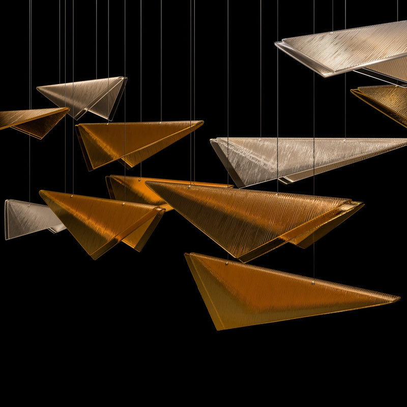 Fine Art 100118-53 LED Pendant, Soft Gold