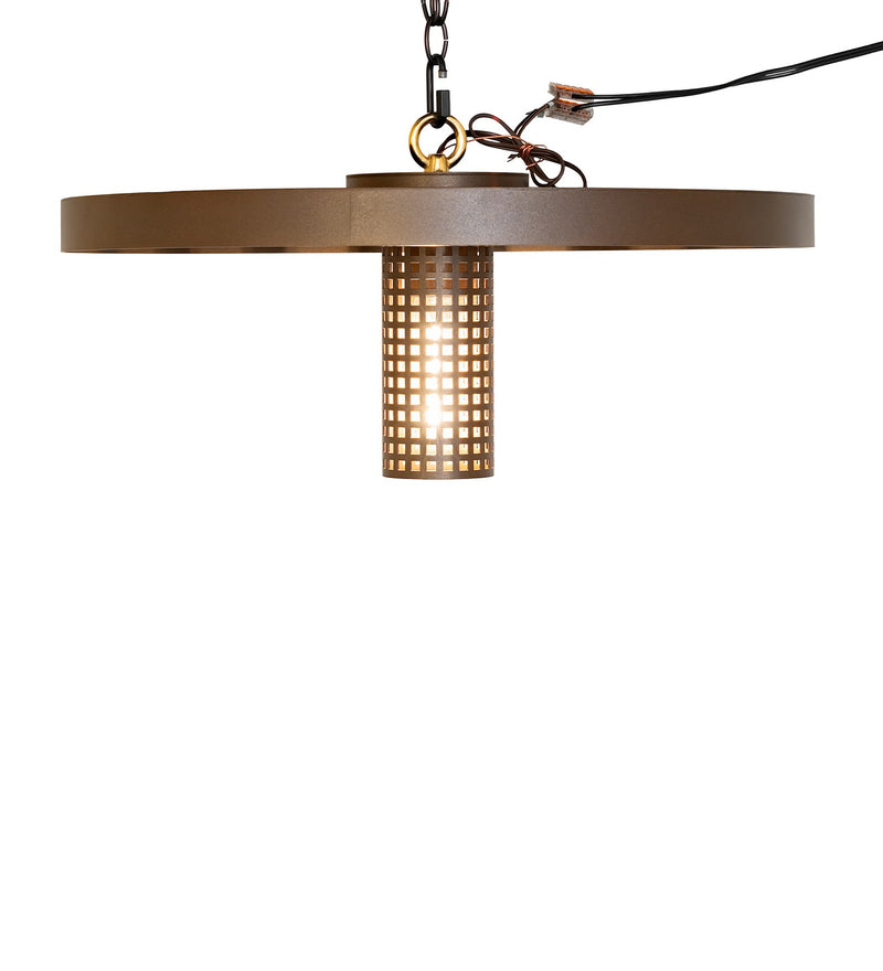 Meyda Tiffany 269299 One Light Flushmount, Tyler Bronze