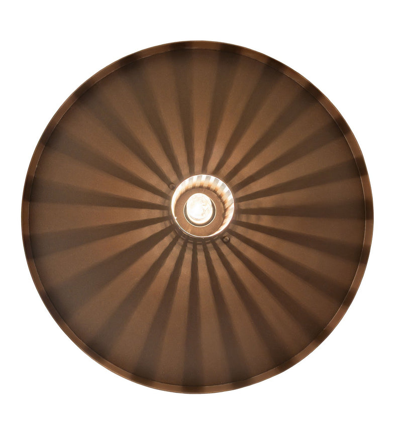 Meyda Tiffany 269299 One Light Flushmount, Tyler Bronze