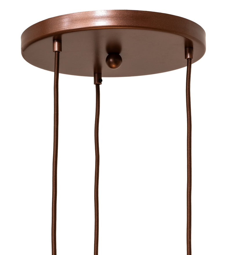 Meyda Tiffany 275735 Three Light Pendant Hardware, C-Mahogany Bronze
