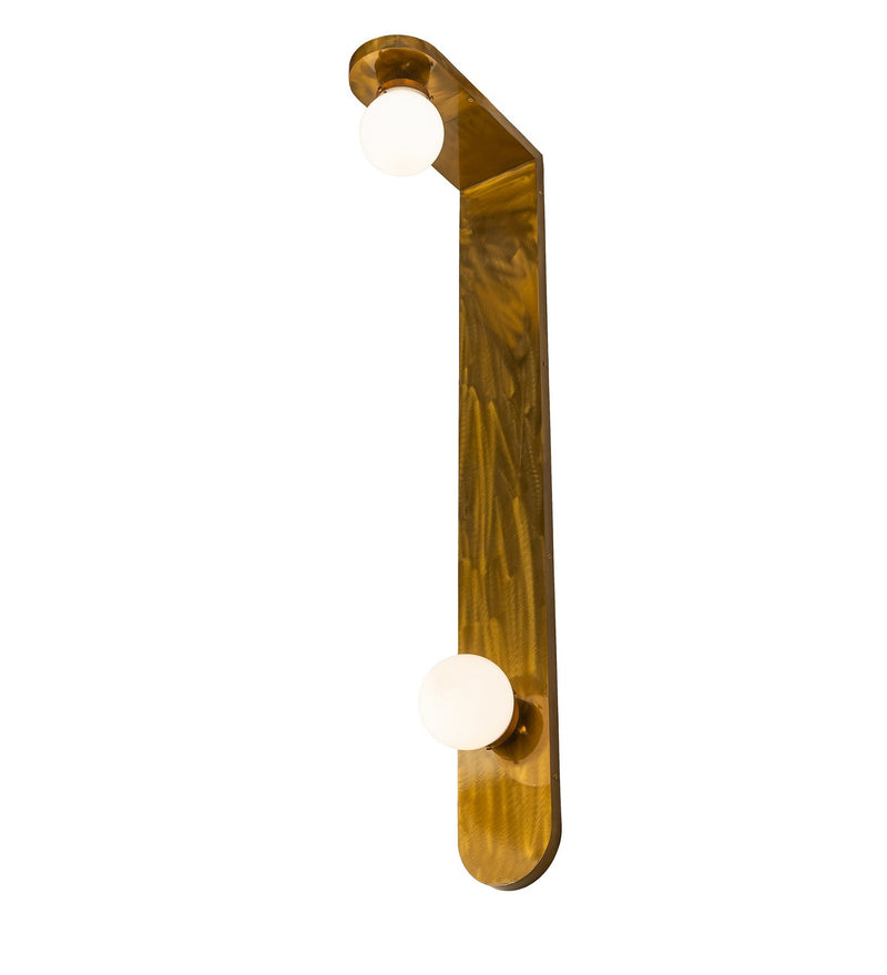 Meyda Tiffany 278098 LED Wall Sconce, Transparent Gold