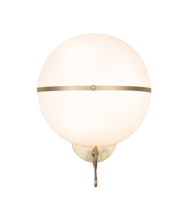 Meyda Tiffany 280814 Three Light Wall Sconce, Brushed Brass