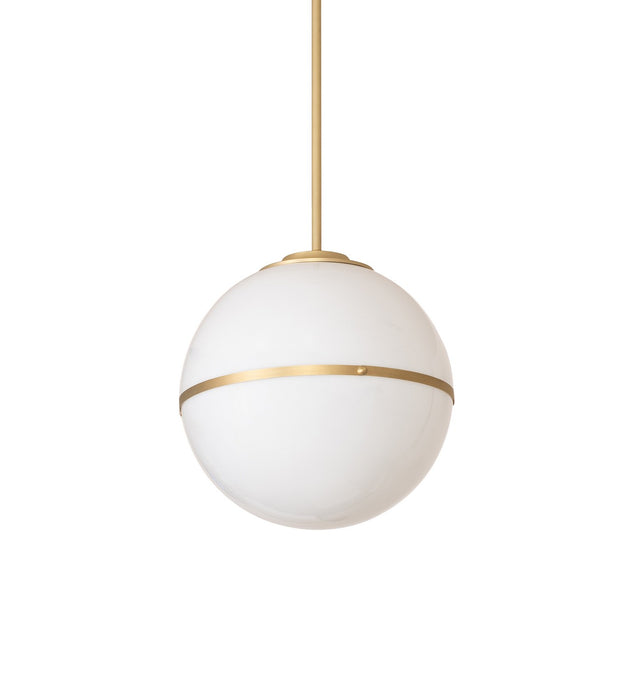 Meyda Tiffany 281263 Three Light Pendant, Brushed Brass