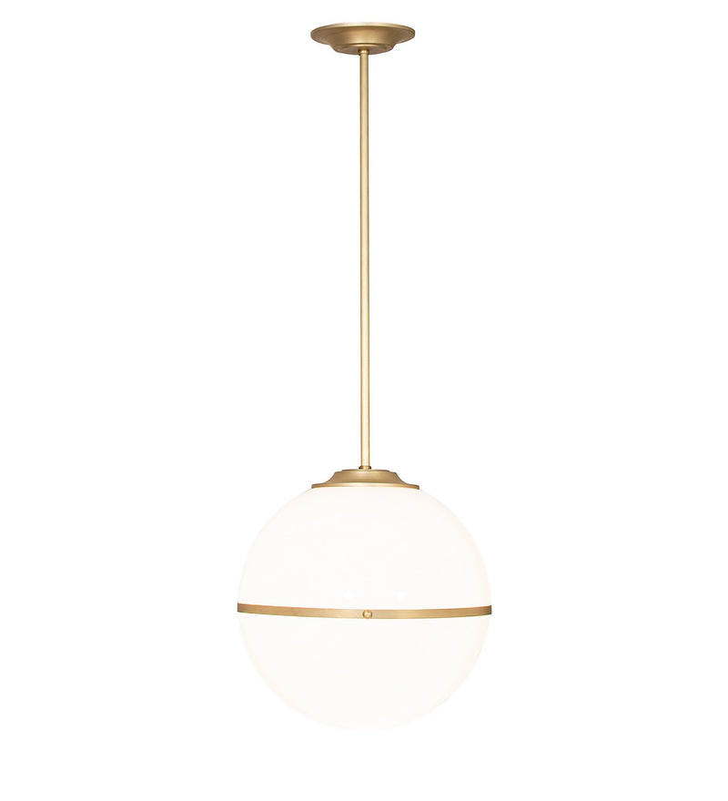 Meyda Tiffany 281263 Three Light Pendant, Brushed Brass