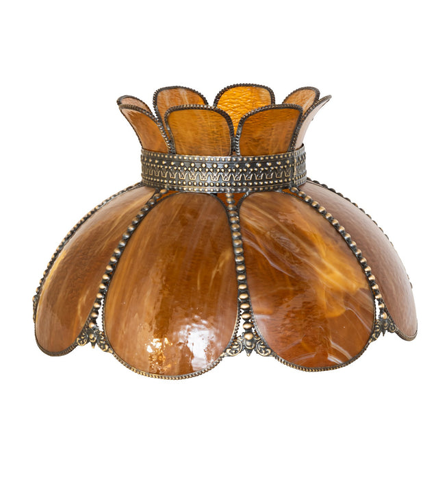 Meyda Tiffany 281438 Shade, Craftsman Brown Highlighted