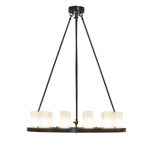 Meyda Tiffany 281442 LED Chandelier, Timeless Bronze