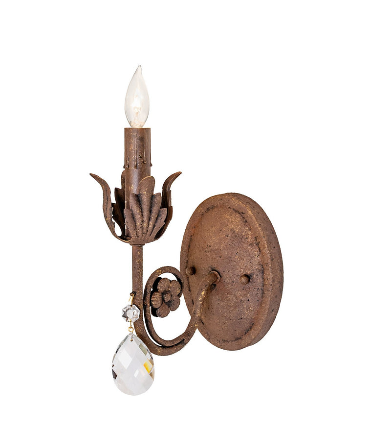 Meyda Tiffany 281922 One Light Wall Sconce, Antiquity Textured