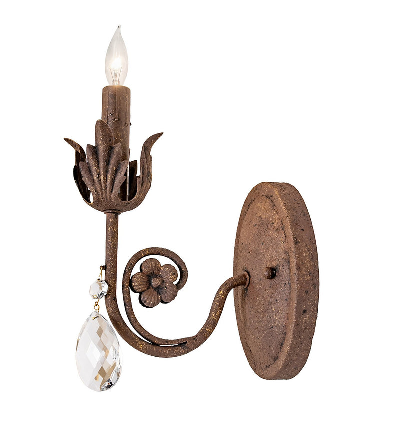 Meyda Tiffany 281922 One Light Wall Sconce, Antiquity Textured