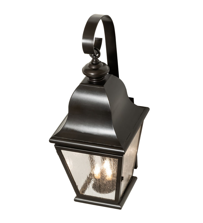 Meyda Tiffany 282057 Three Light Wall Sconce, Craftsman Brown