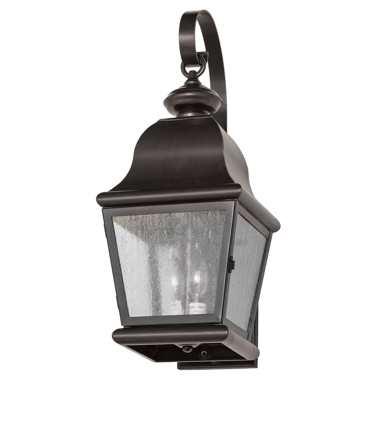 Meyda Tiffany 282063 Two Light Wall Sconce, Craftsman Brown
