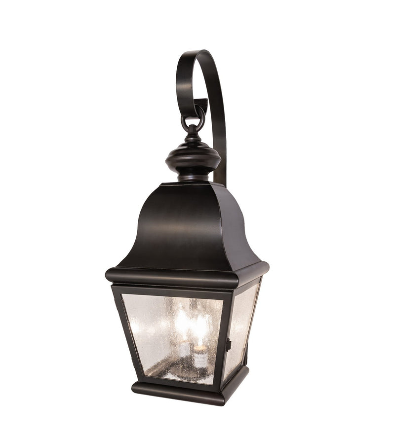 Meyda Tiffany 282063 Two Light Wall Sconce, Craftsman Brown