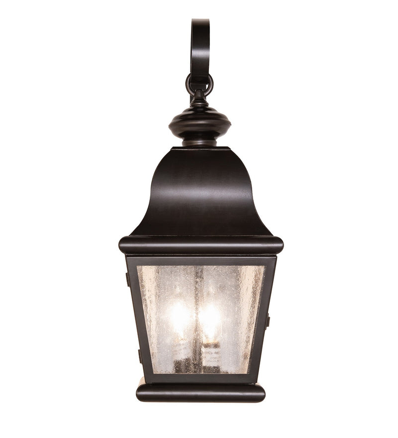 Meyda Tiffany 282063 Two Light Wall Sconce, Craftsman Brown
