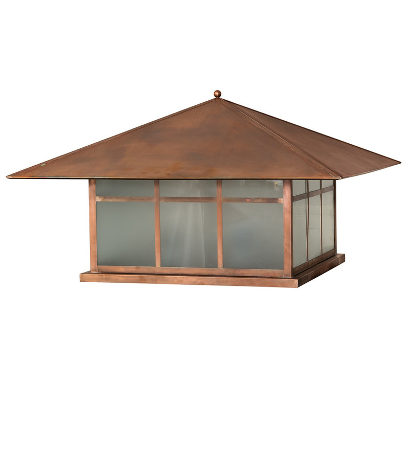 Meyda Tiffany 282353 Four Light Pier Mount, Vintage Copper