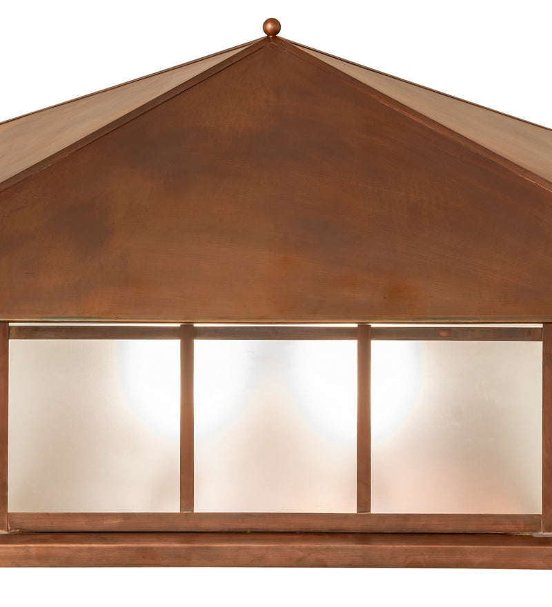 Meyda Tiffany 282353 Four Light Pier Mount, Vintage Copper