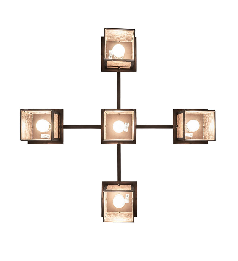 Meyda Tiffany 283291 Five Light Chandelier, Mahogany Bronze