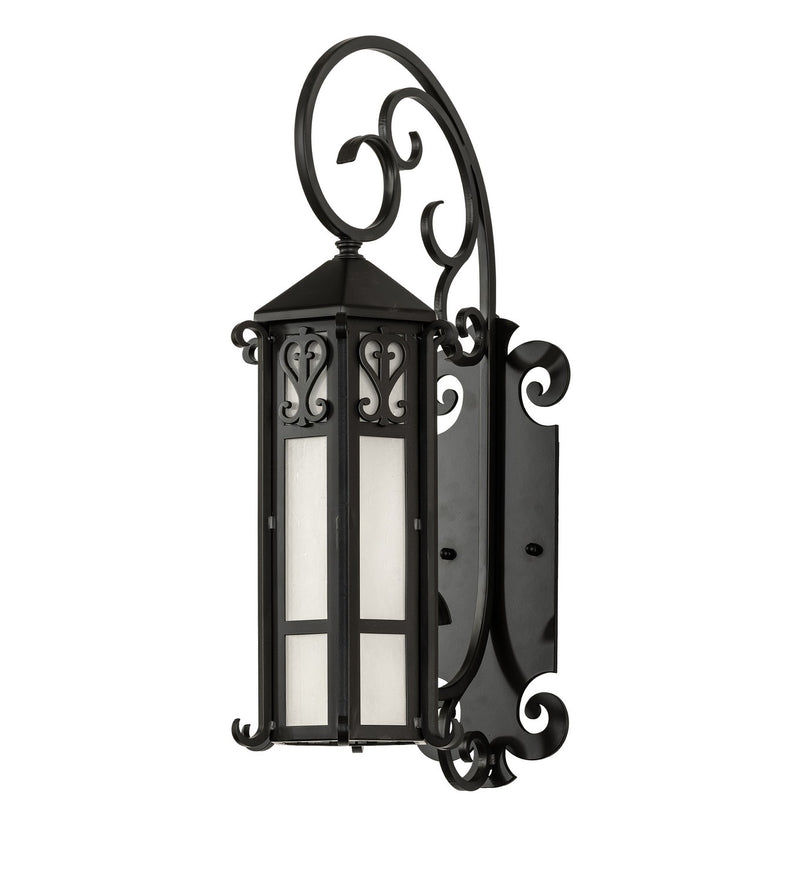 Meyda Tiffany 283328 One Light Wall Sconce, Solar Black
