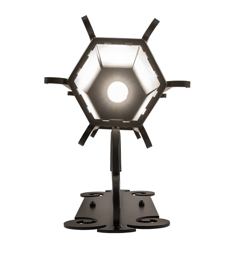 Meyda Tiffany 283328 One Light Wall Sconce, Solar Black