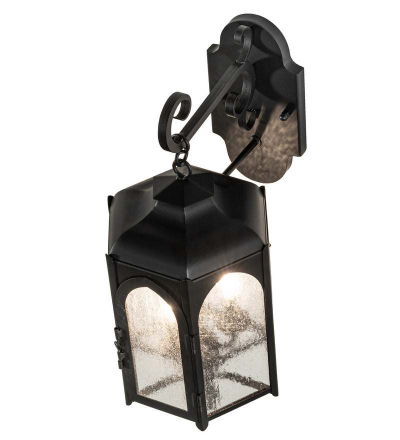 Meyda Tiffany 283337 Three Light Wall Sconce, Solar Black