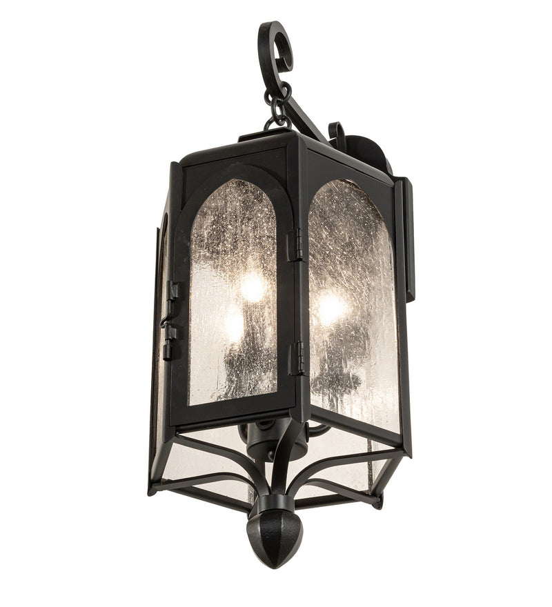 Meyda Tiffany 283337 Three Light Wall Sconce, Solar Black