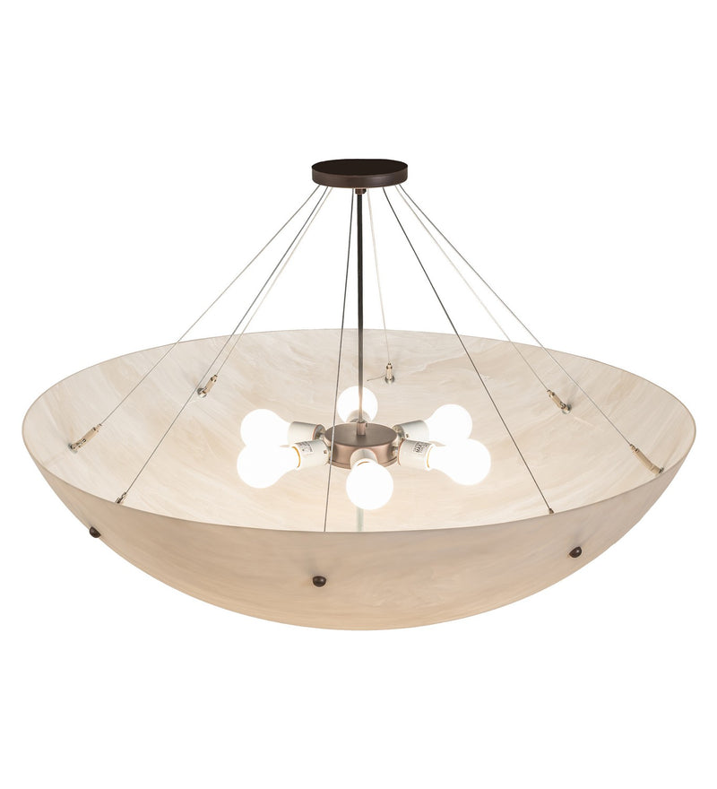 Meyda Tiffany 283564 Six Light Pendant, Mahogany Bronze