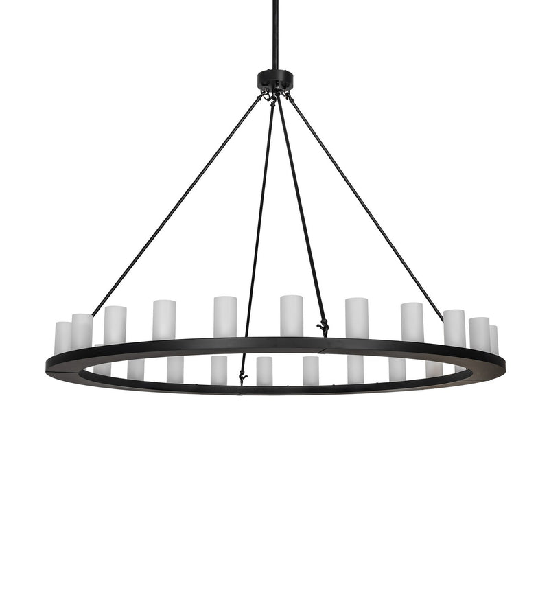 Meyda Tiffany 283586 24 Light Chandelier, Solar Black