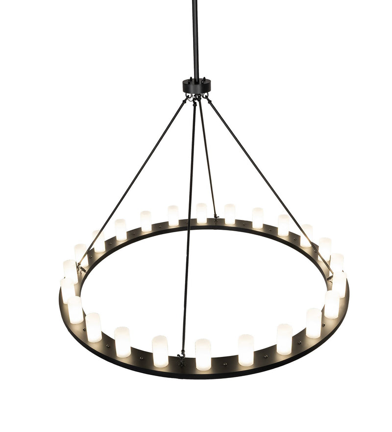 Meyda Tiffany 283586 24 Light Chandelier, Solar Black