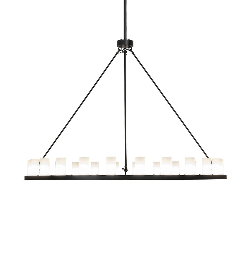 Meyda Tiffany 283586 24 Light Chandelier, Solar Black
