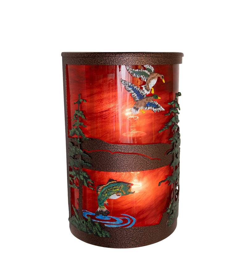 Meyda Tiffany 283668 Two Light Wall Sconce, New Copper Vein