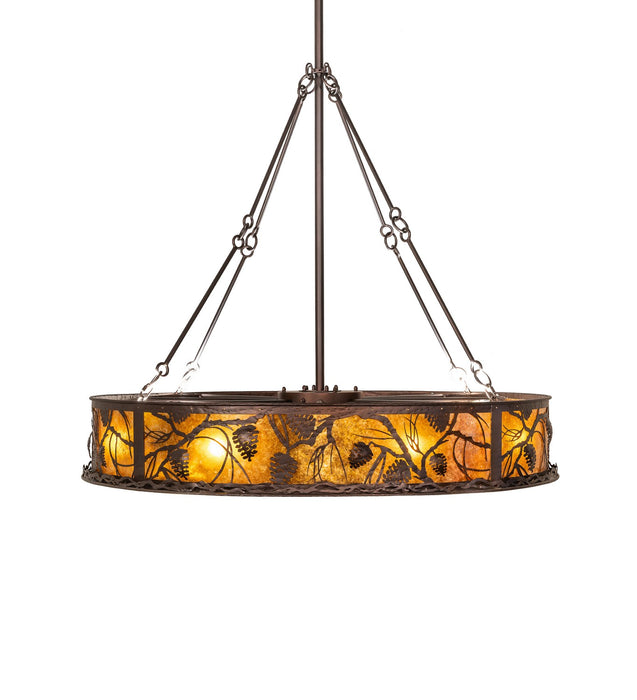 Meyda Tiffany 283687 12 Light Chandel-Air, Mahogany Bronze