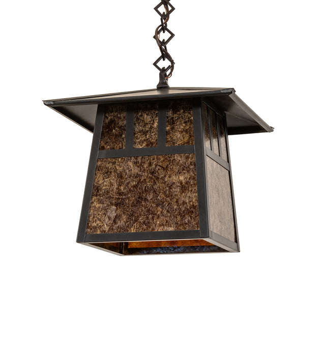 Meyda Tiffany 283775 One Light Pendant, Craftsman Brown