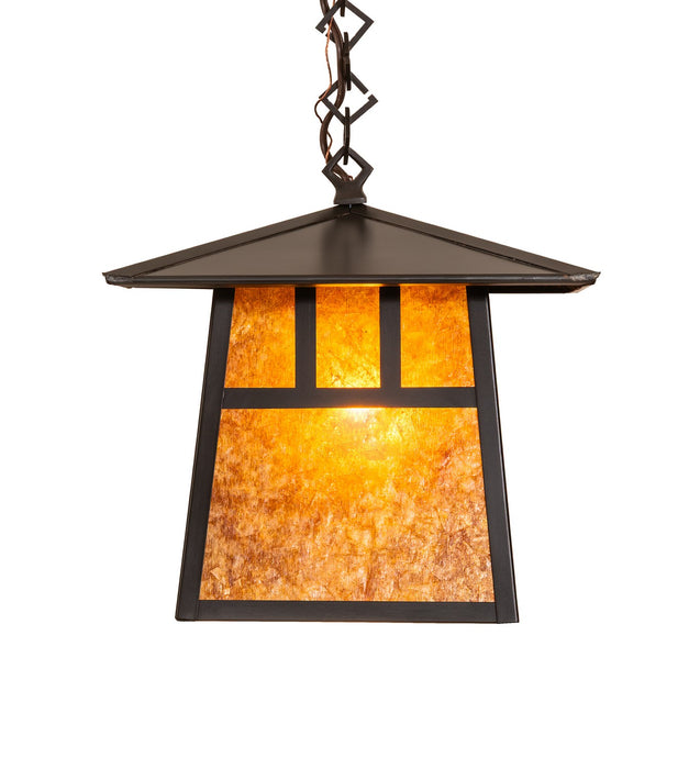 Meyda Tiffany 283775 One Light Pendant, Craftsman Brown