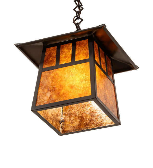 Meyda Tiffany 283775 One Light Pendant, Craftsman Brown