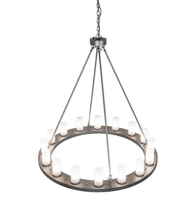 Meyda Tiffany 283784 16 Light Chandelier, Blackened Pewter