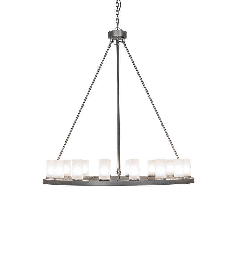 Meyda Tiffany 283784 16 Light Chandelier, Blackened Pewter