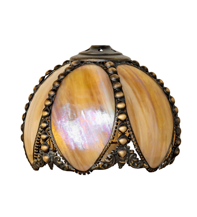 Meyda Tiffany 283841 Shade, Highlighted Craftsman Brown