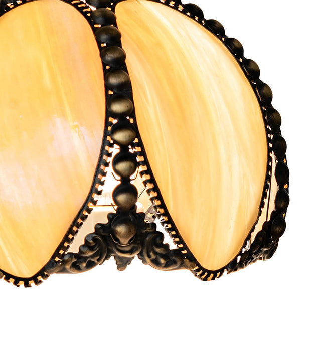 Meyda Tiffany 283841 Shade, Highlighted Craftsman Brown