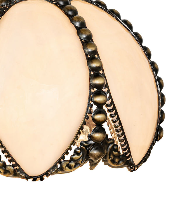 Meyda Tiffany 283867 Shade, Highlighted Craftsman Brown